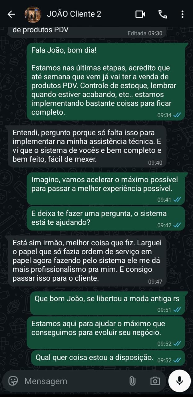 Depoimento João - Cliente 2